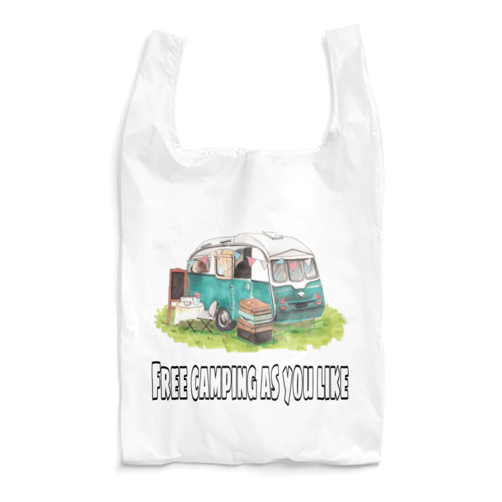 Dreams for the futureのFREE CAMPING AS YOU LIKE エコバッグ