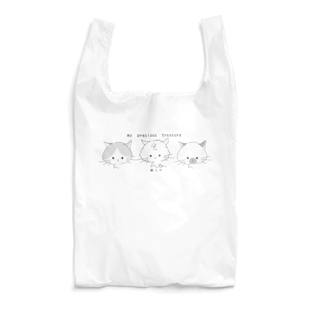 mamecco-10のねこ3 Reusable Bag