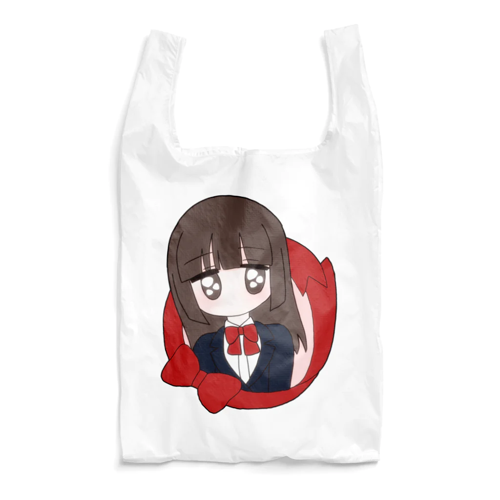 かわいいもののおみせ　いそぎんちゃくのブレザー制服ちゃん Reusable Bag