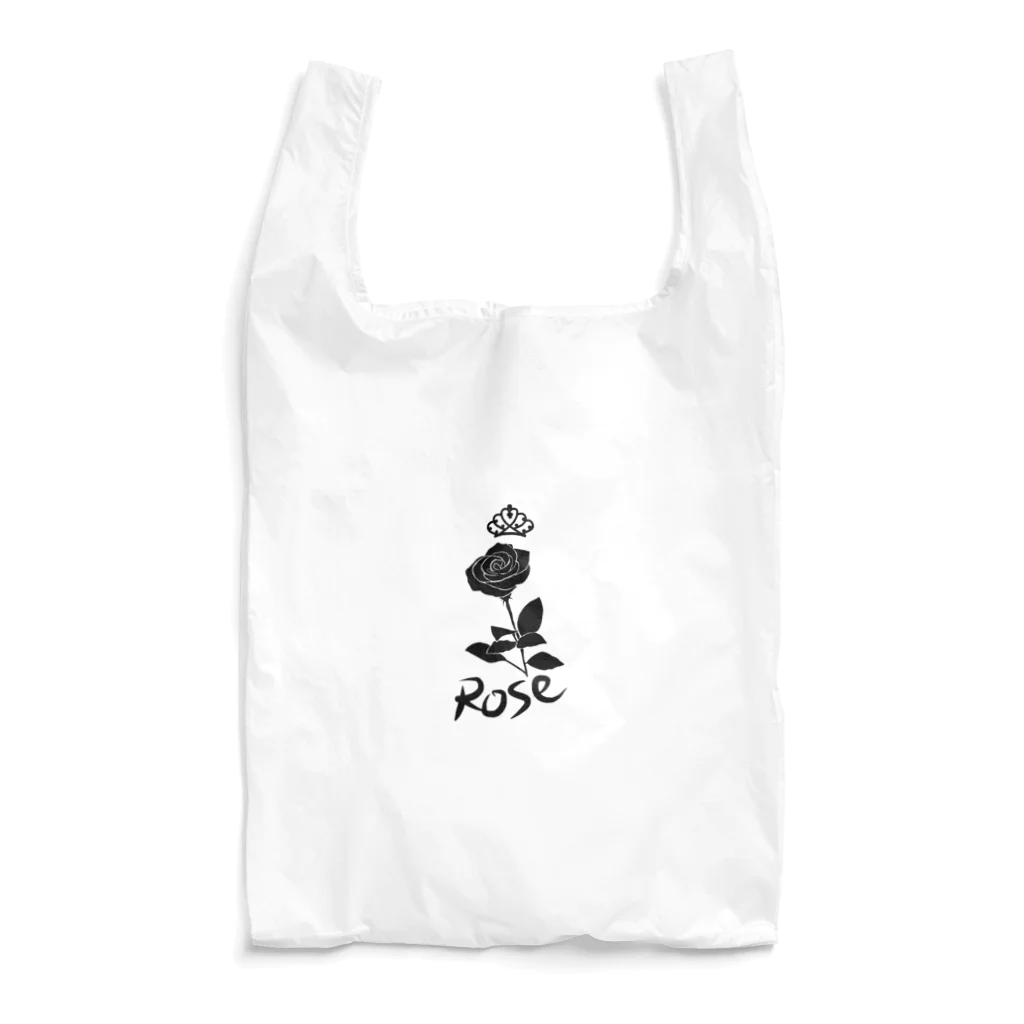 miritakaの時間のローズ（ブラック） Reusable Bag