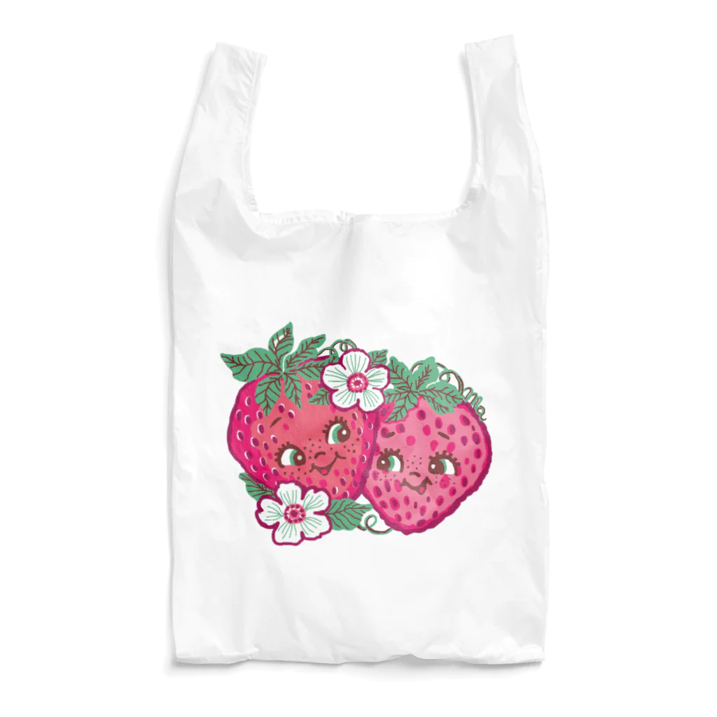 　Ma cocotte （まここっと）の苺ツインズ Reusable Bag