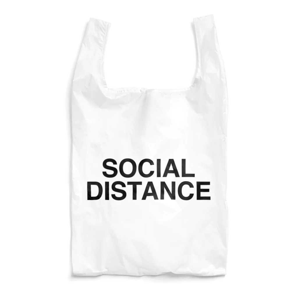 TOKYO LOGOSHOP 東京ロゴショップのSOCIAL DISTANCE-ソーシャルディスタンス- Reusable Bag