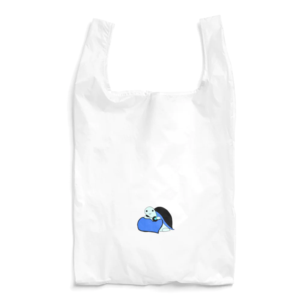 時計塔のかめくん　ブルー Reusable Bag