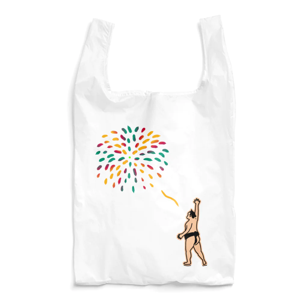 CHOSANAの力士 いつでもどこでも花火をあげる Reusable Bag