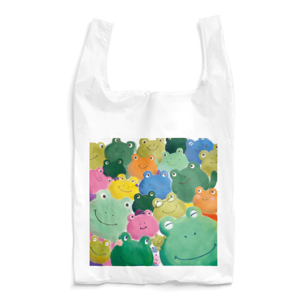 せいだいしおりのかえるの家族 Reusable Bag