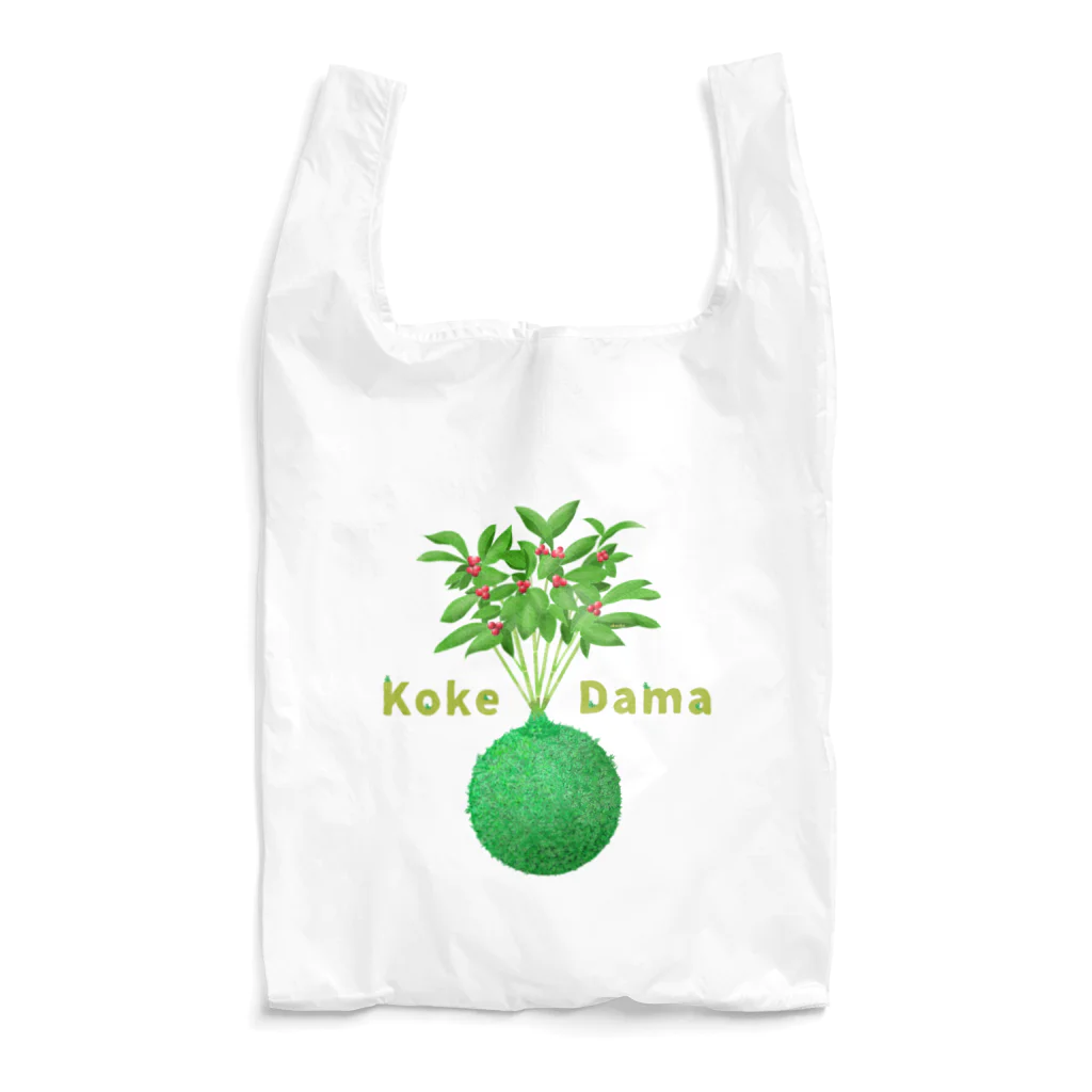 ekoeko ショップの苔玉 こけだま エコバッグ Reusable Bag