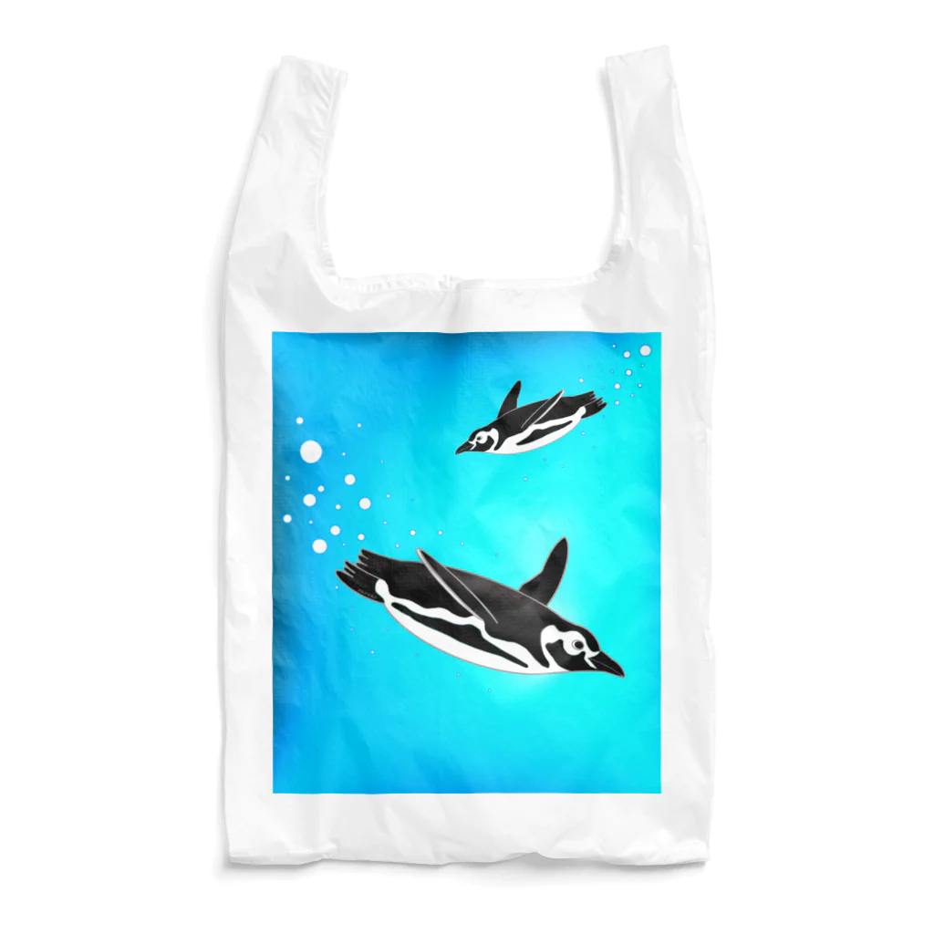 ekoeko ショップのペンギン エコバッグ Reusable Bag