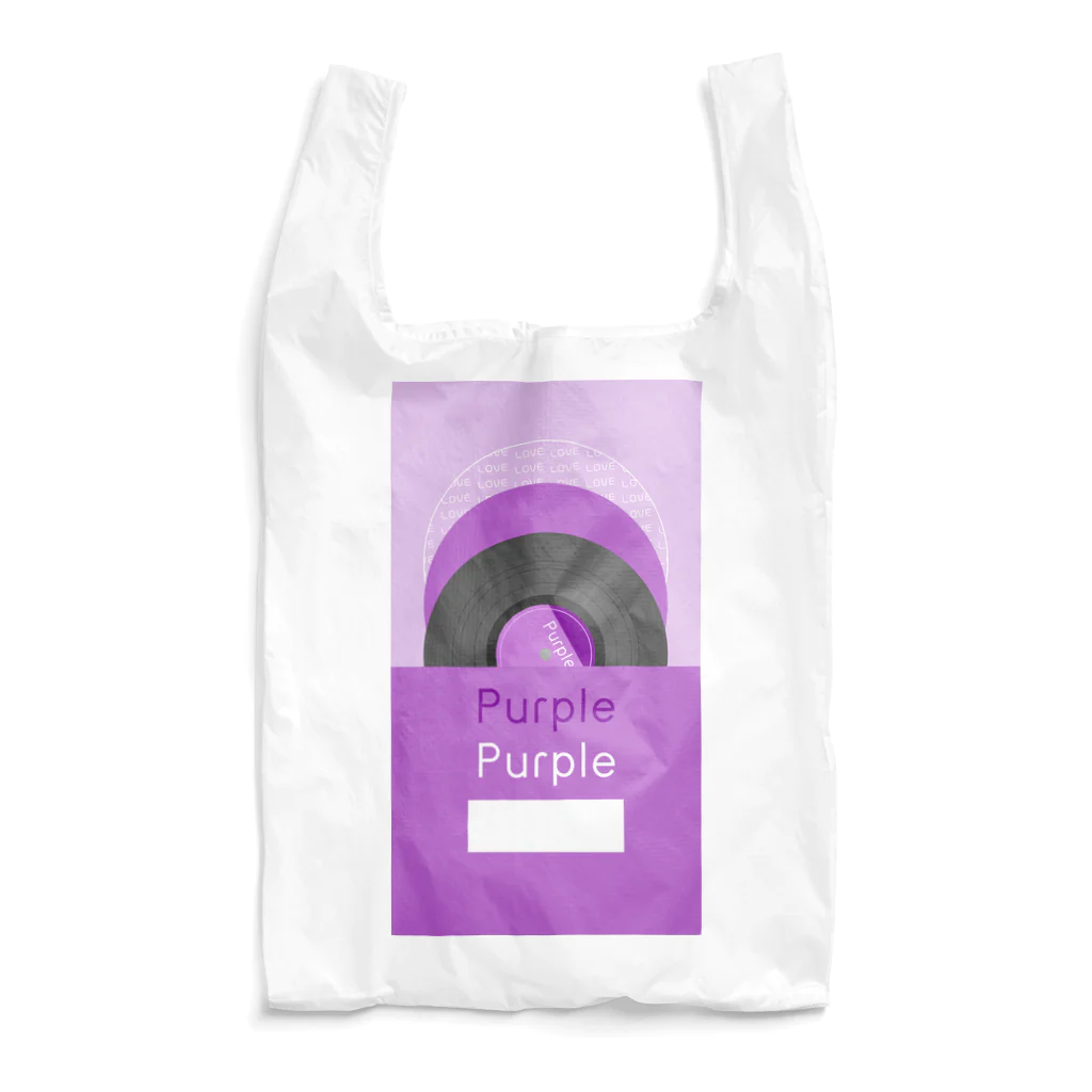 gumiの推し色★Purple レコード Reusable Bag