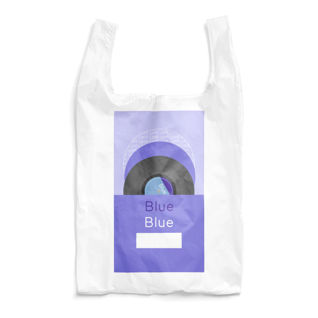 gumiの推し色★Blue レコード Reusable Bag