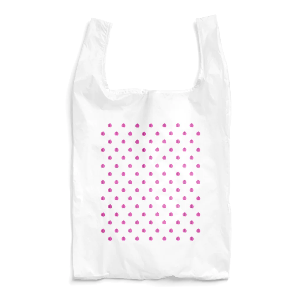 CHOSANAのドット よく見るともも Reusable Bag