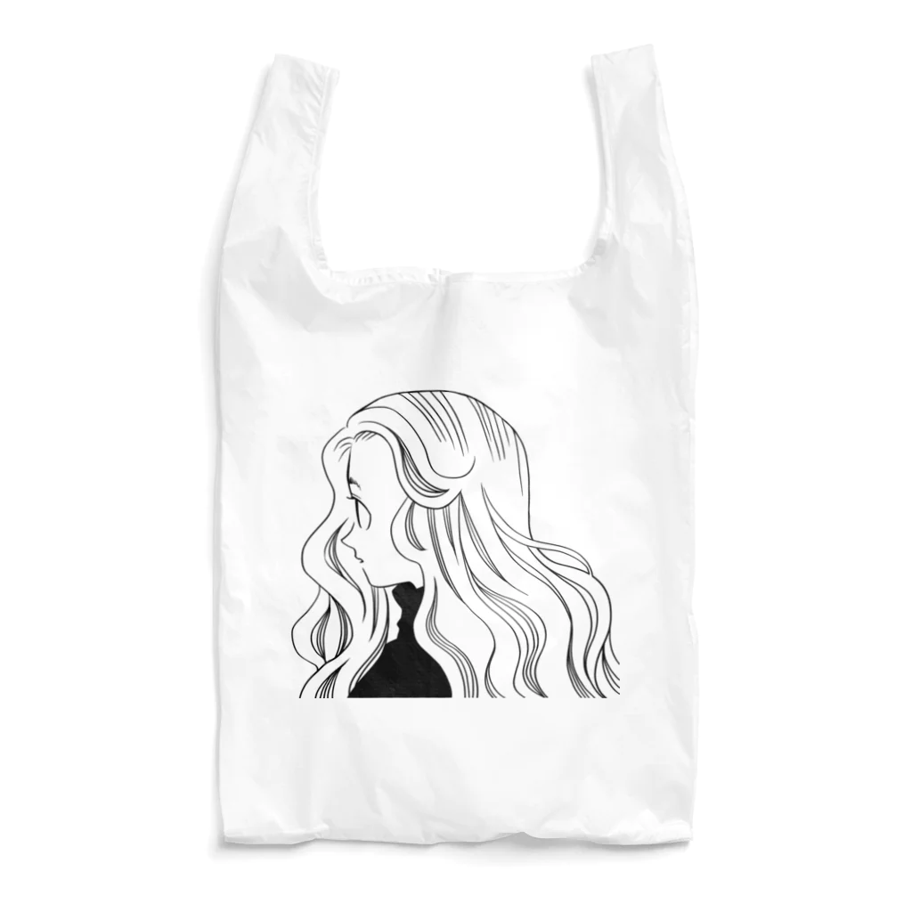 ねむ吉屋のみつめる横顔 Reusable Bag