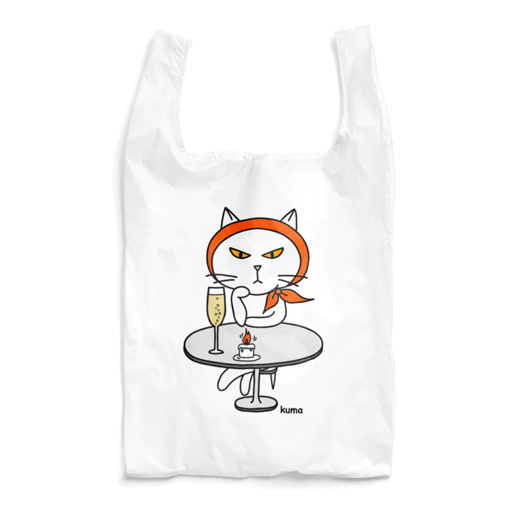 mkumakumaのおひとりにゃま色付き Reusable Bag