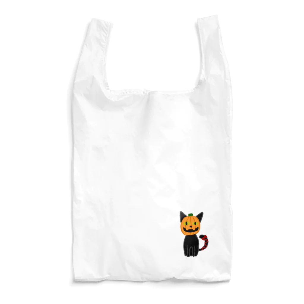 N’s Record(エヌズレコード)のパンプキン猫 Reusable Bag