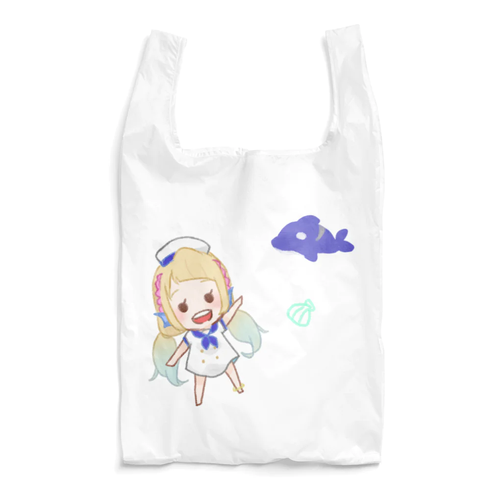 YURUPOSEのちびえまとしゃちのエコバッグ Reusable Bag