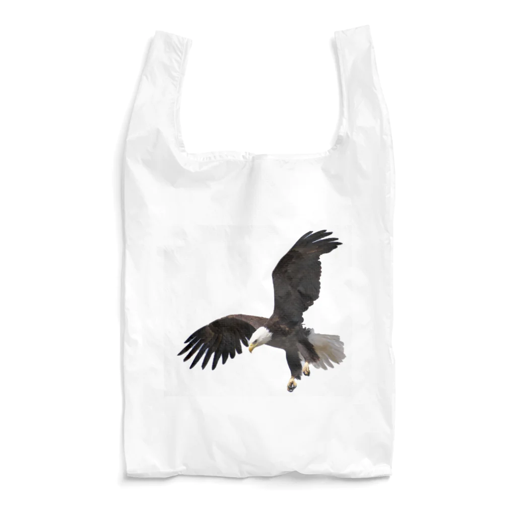 Kumimaro Shopのハクトウワシの小物 Reusable Bag