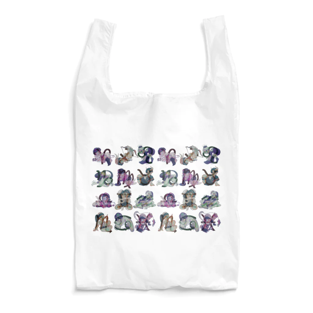 パライゾマートの12星座 記号入 大集合 Reusable Bag