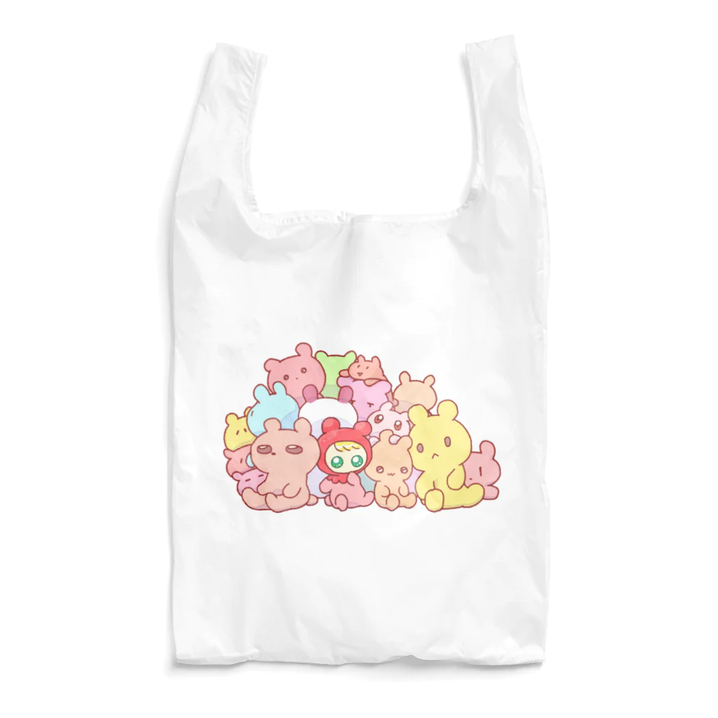 ユタカのてでべびちゃんショップのぬいぐるみとてでべびちゃん Reusable Bag