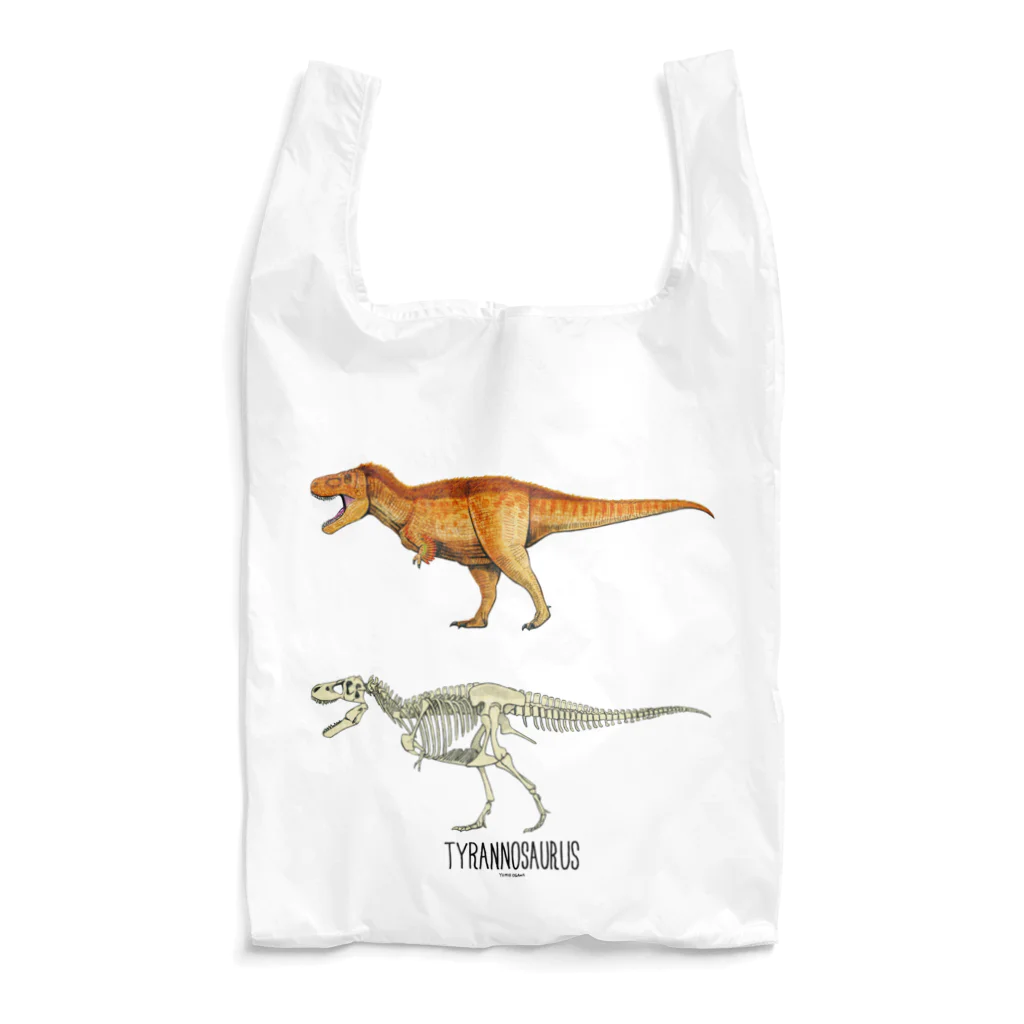 オガワユミエのティラノサウルス Reusable Bag