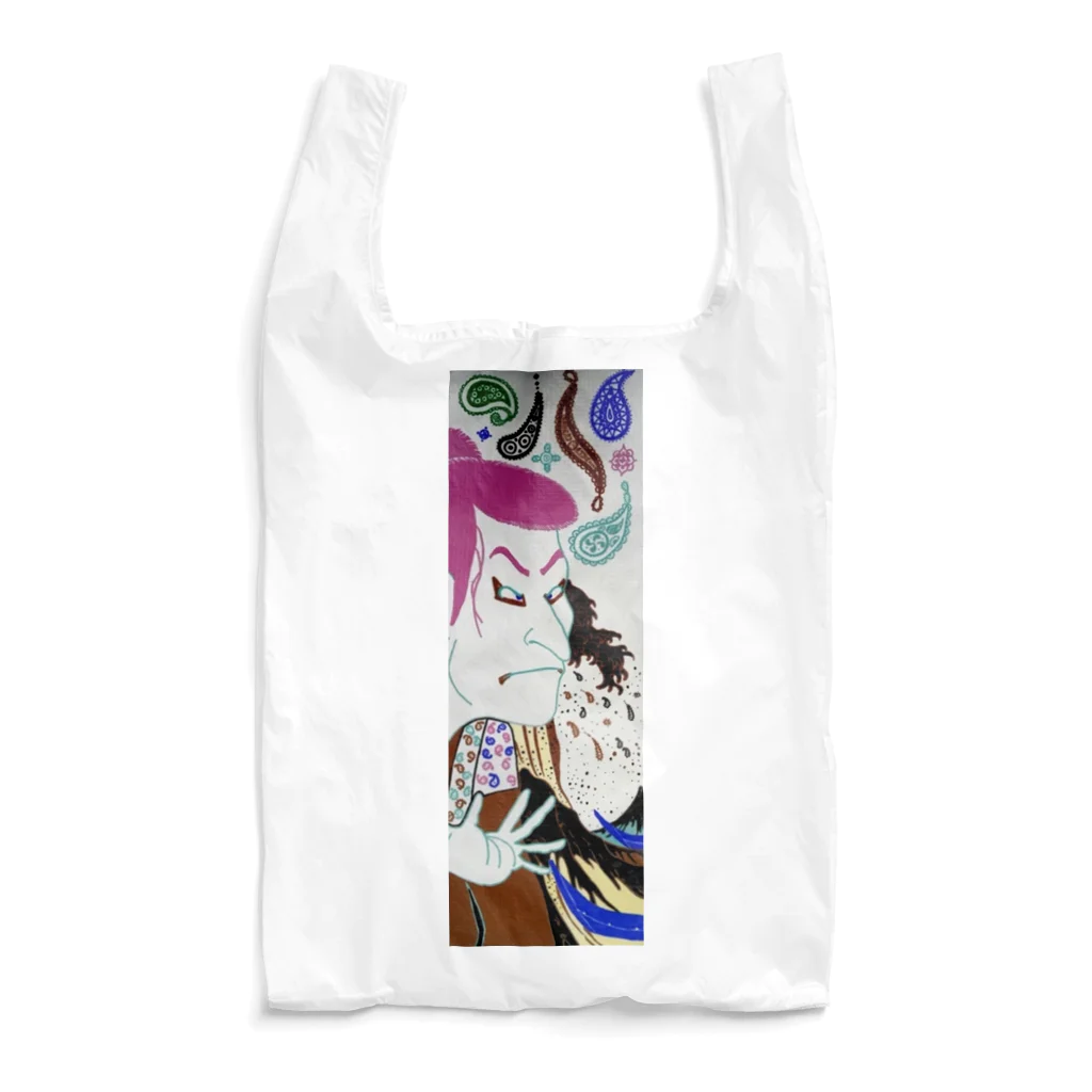 DGのcolorful pop ukiyoe🌊 Reusable Bag