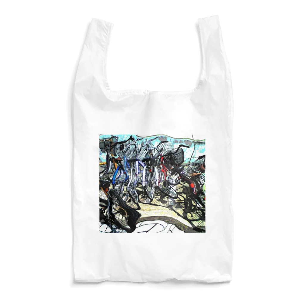 日々好日屋2号店の自転車ドミノ Reusable Bag