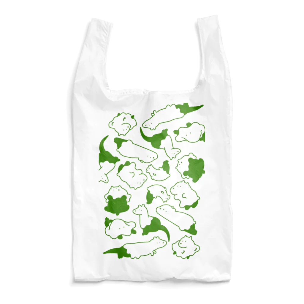 スズキクラブのシロヌノマトメ緑 Reusable Bag