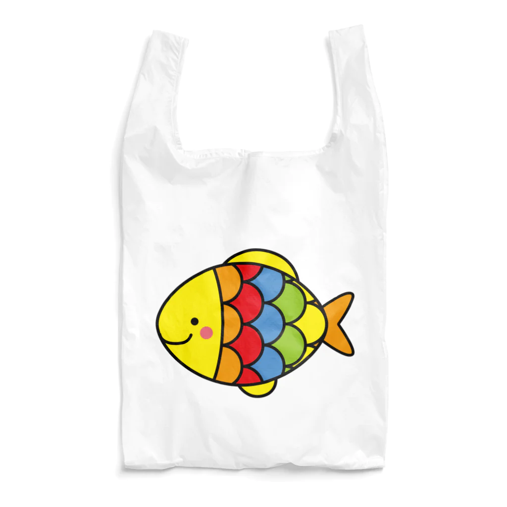 小人の紙屋のさかながはねて Reusable Bag