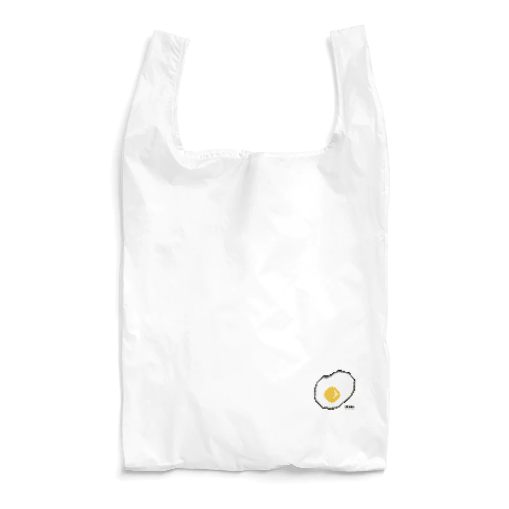 はぐゆか𓐍 𓈒◌のドット絵 目玉焼きはうごきたくない Reusable Bag