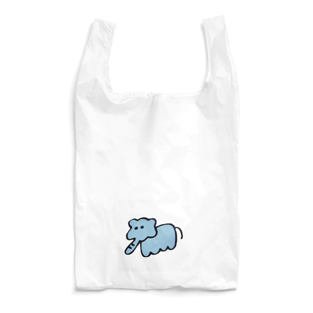 いがぐりらいおんのみずいろぞうさん Reusable Bag