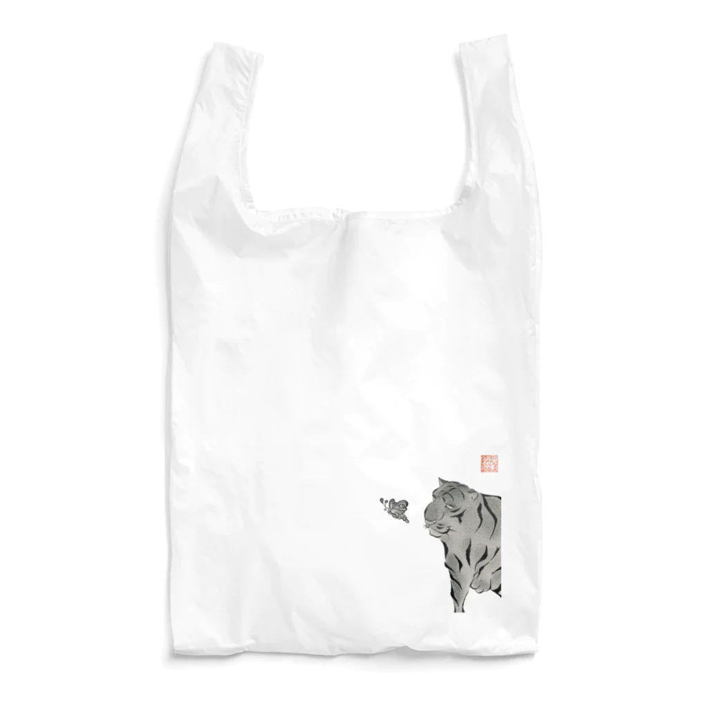 Junichi_Sutoの虎と蝶 Reusable Bag