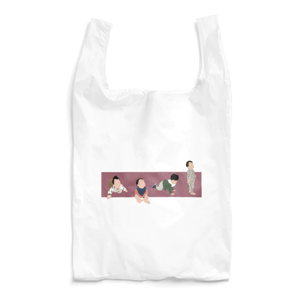 Ｌｏｖｅ ａｎｄ ｇｒｏｗｔｈのA-pink【 Baby growth】 Reusable Bag