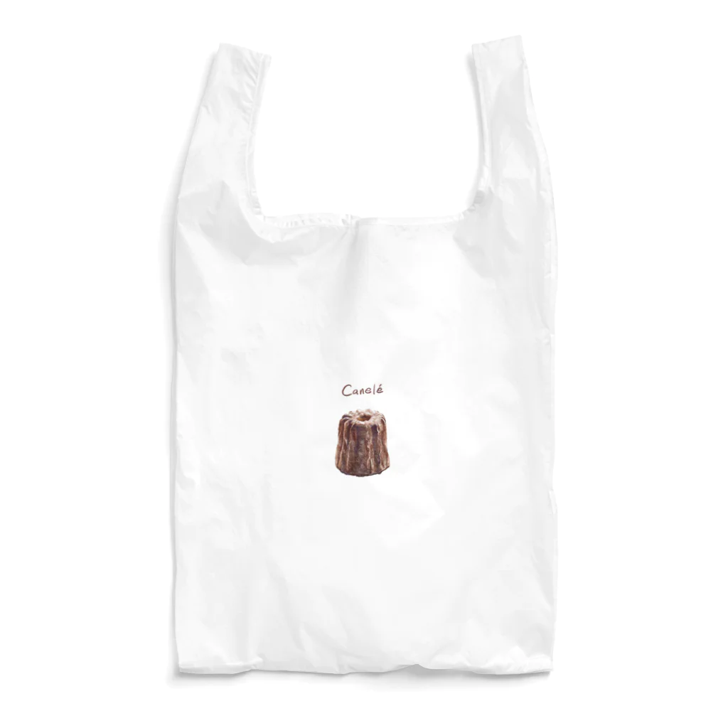 まりまりお絵描きのカヌレ/canelé Reusable Bag