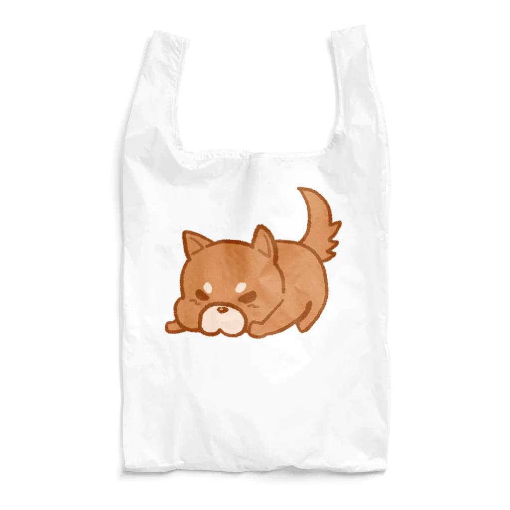 気ままに堂のおこりんぼしば（茶） Reusable Bag