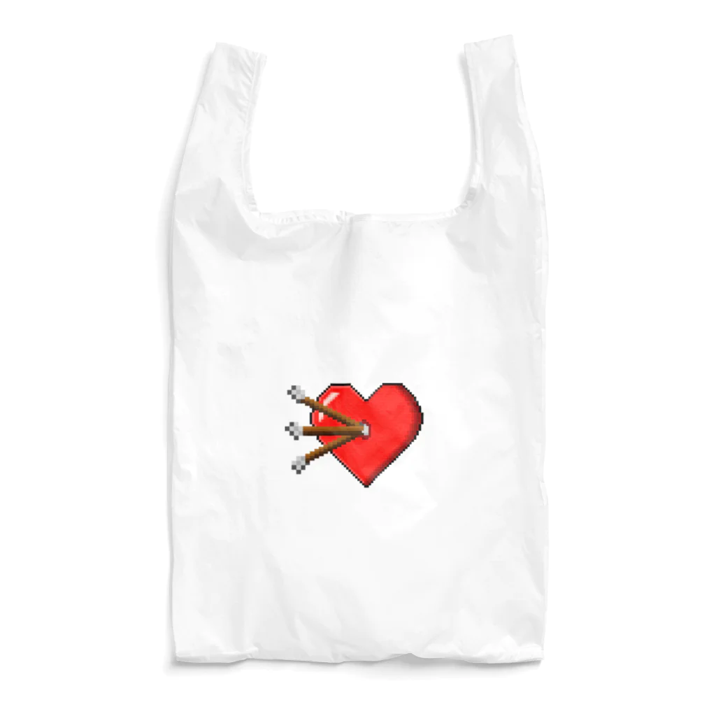 ゆるいドット絵のお店のクリティカルヒット Reusable Bag