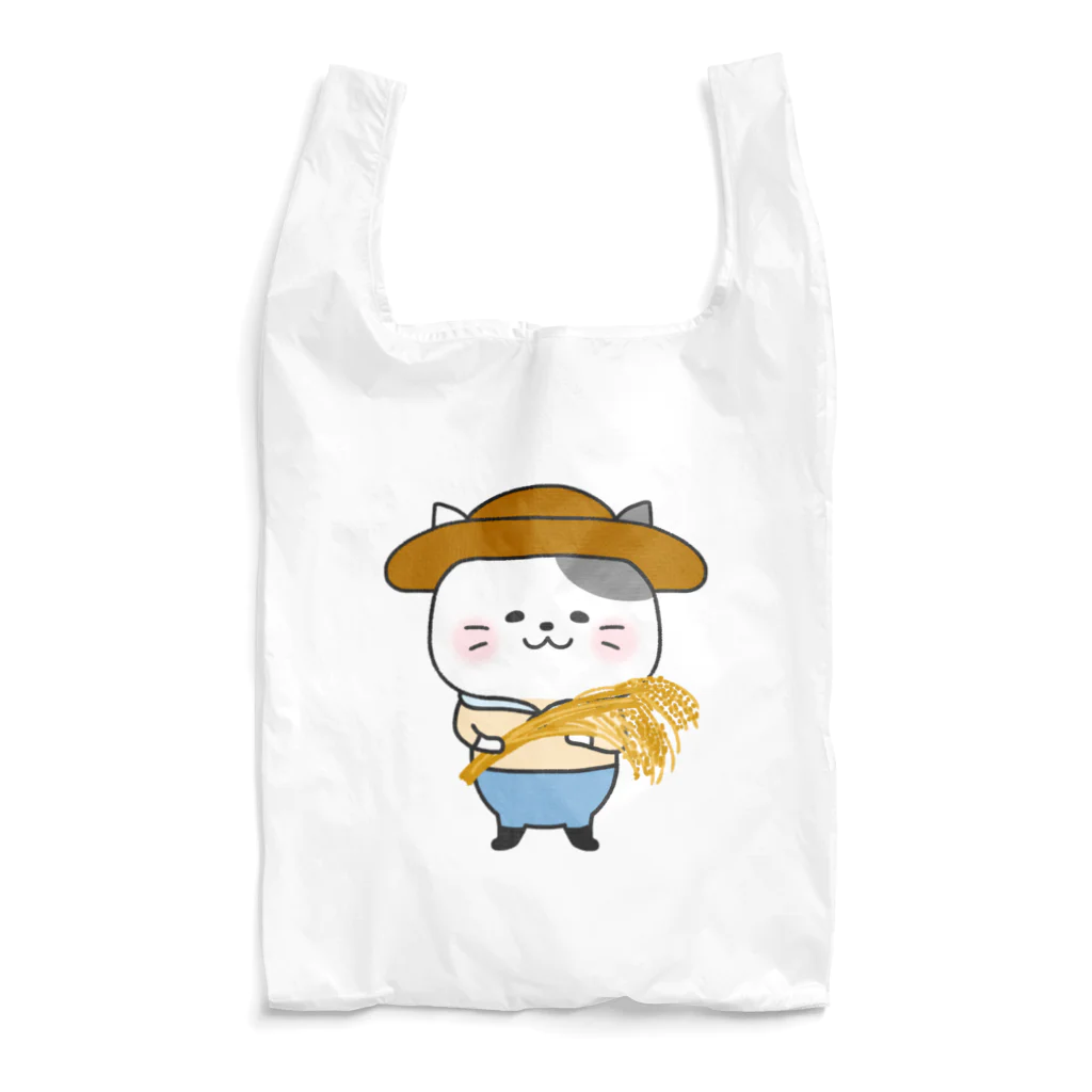 もちぱっちの農業猫さん Reusable Bag