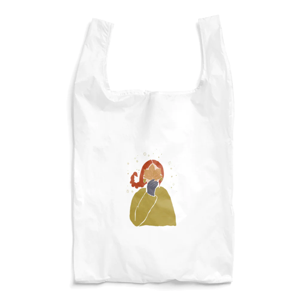 マキミナトのA girl in autumn Reusable Bag