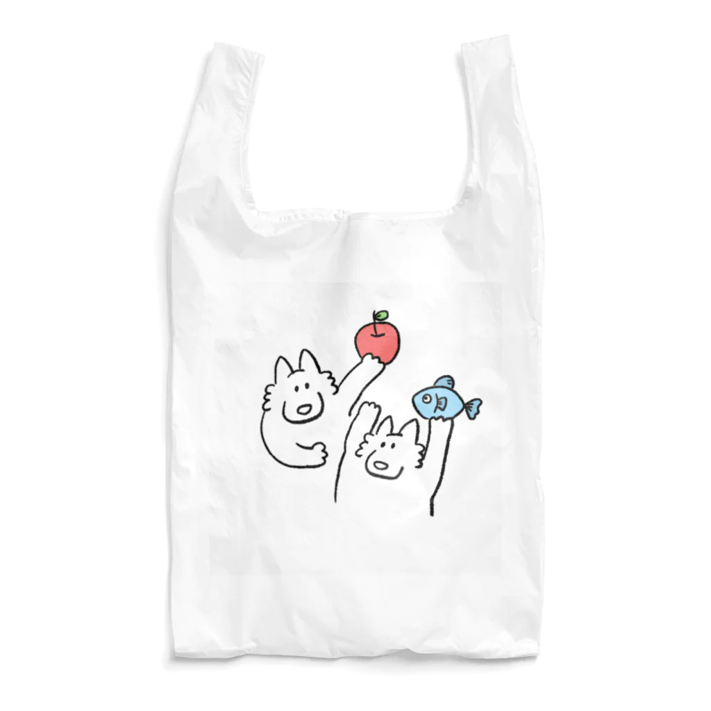 こぐこのわくわくお買い物オオカミ Reusable Bag