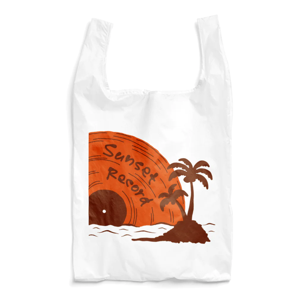 sandy-mのサンセットレコード ヴィンテージ風 Reusable Bag