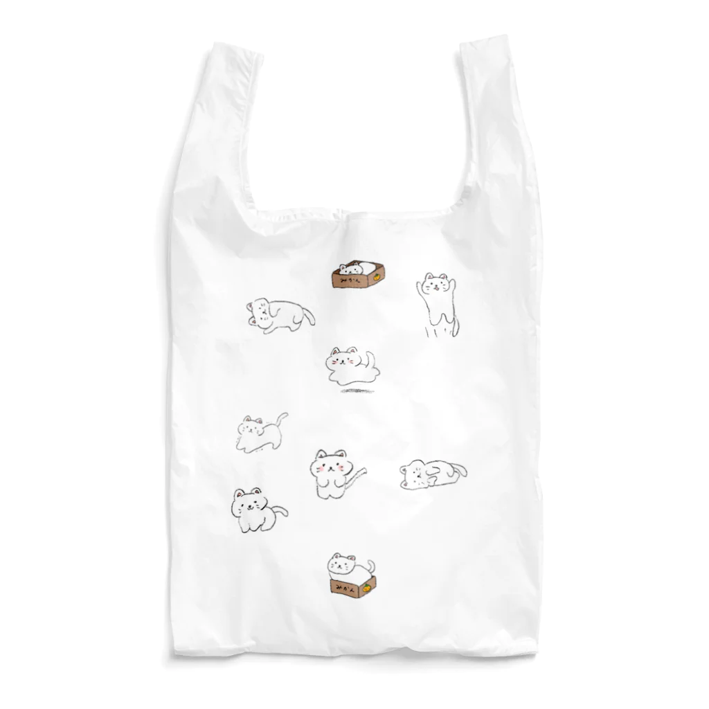 らっこのえんぴつねこ Reusable Bag