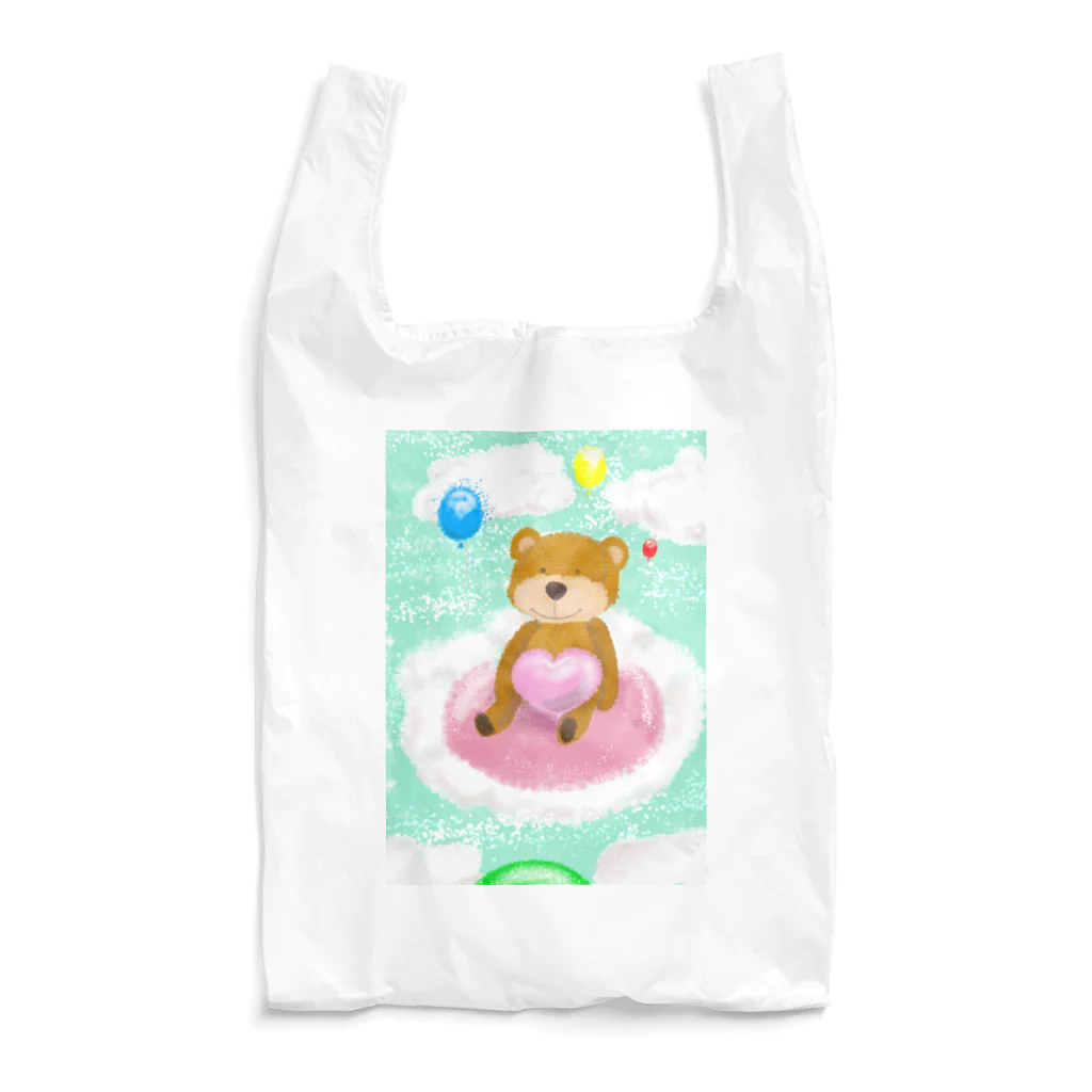 _melon_aki_のおさんぽ　テディベア  Reusable Bag