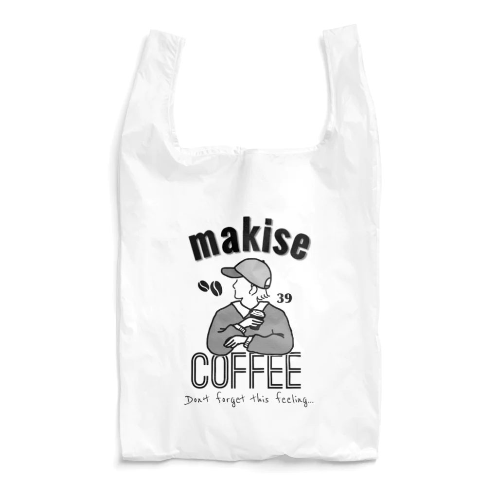 Makise COFFEE.のマキセコーヒー(ラテ美ちゃん) エコバッグ