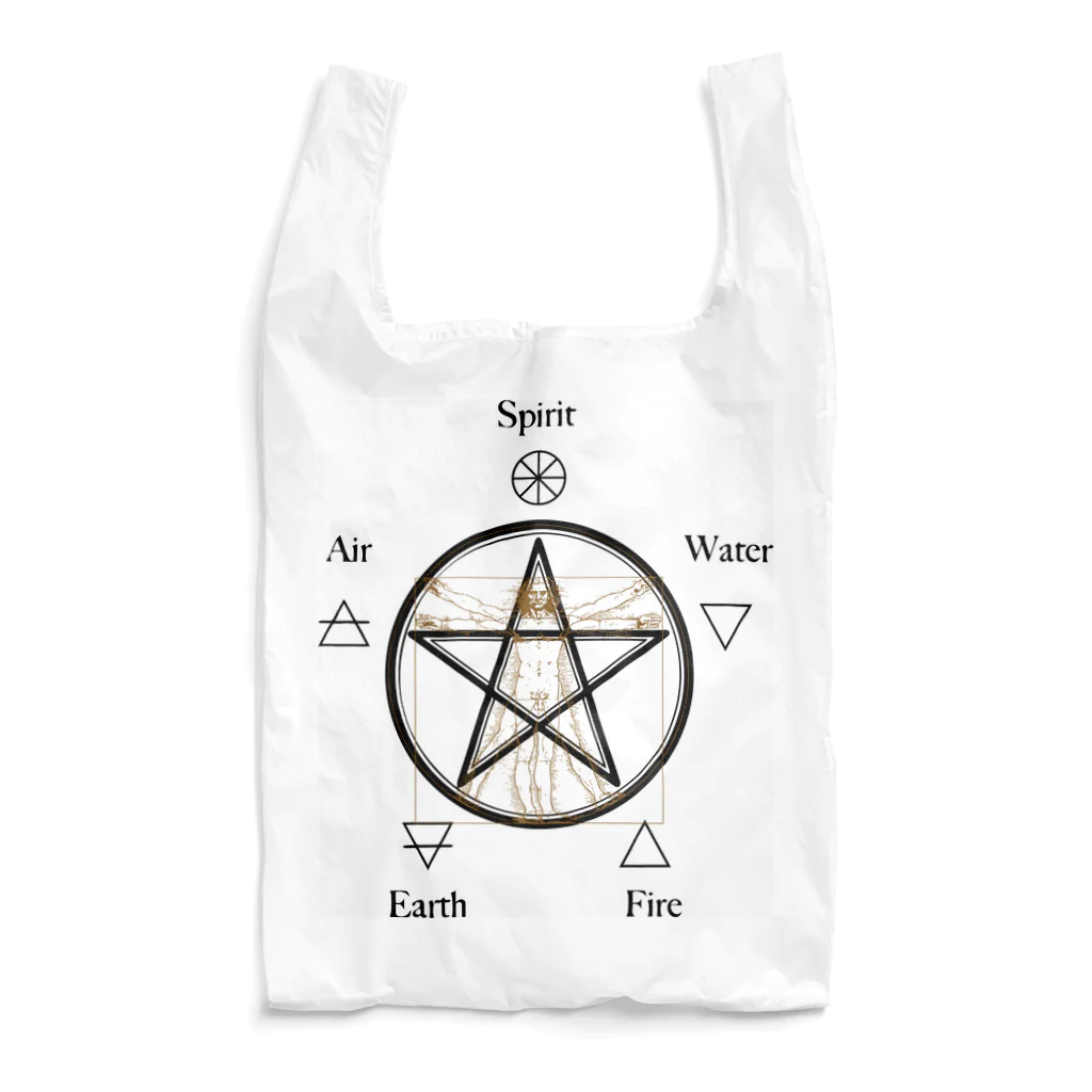 天ーAWAー地　Mystic AlchemyのPentacle 5Elements Reusable Bag