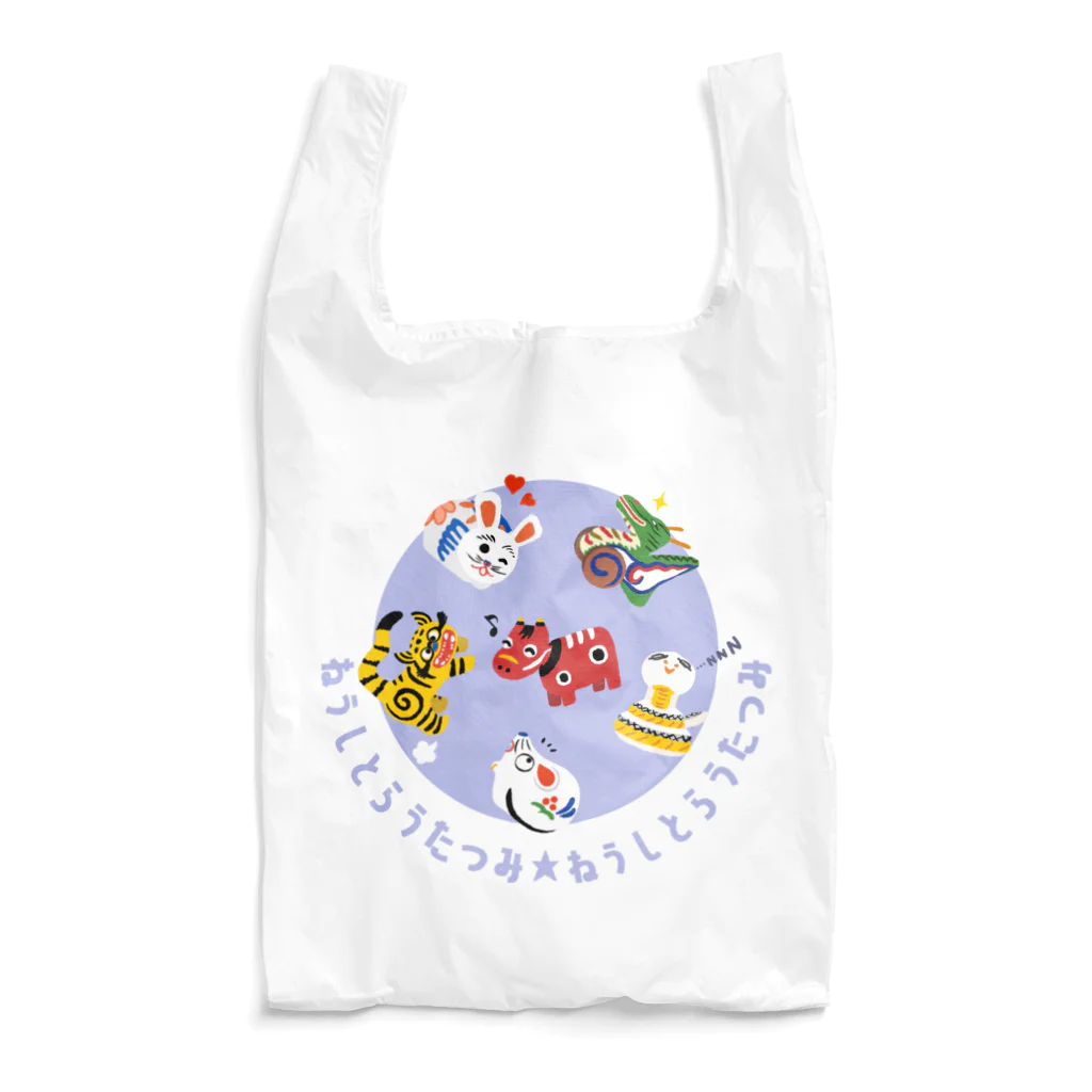 SU-KUのねうしとらうたつみ Reusable Bag