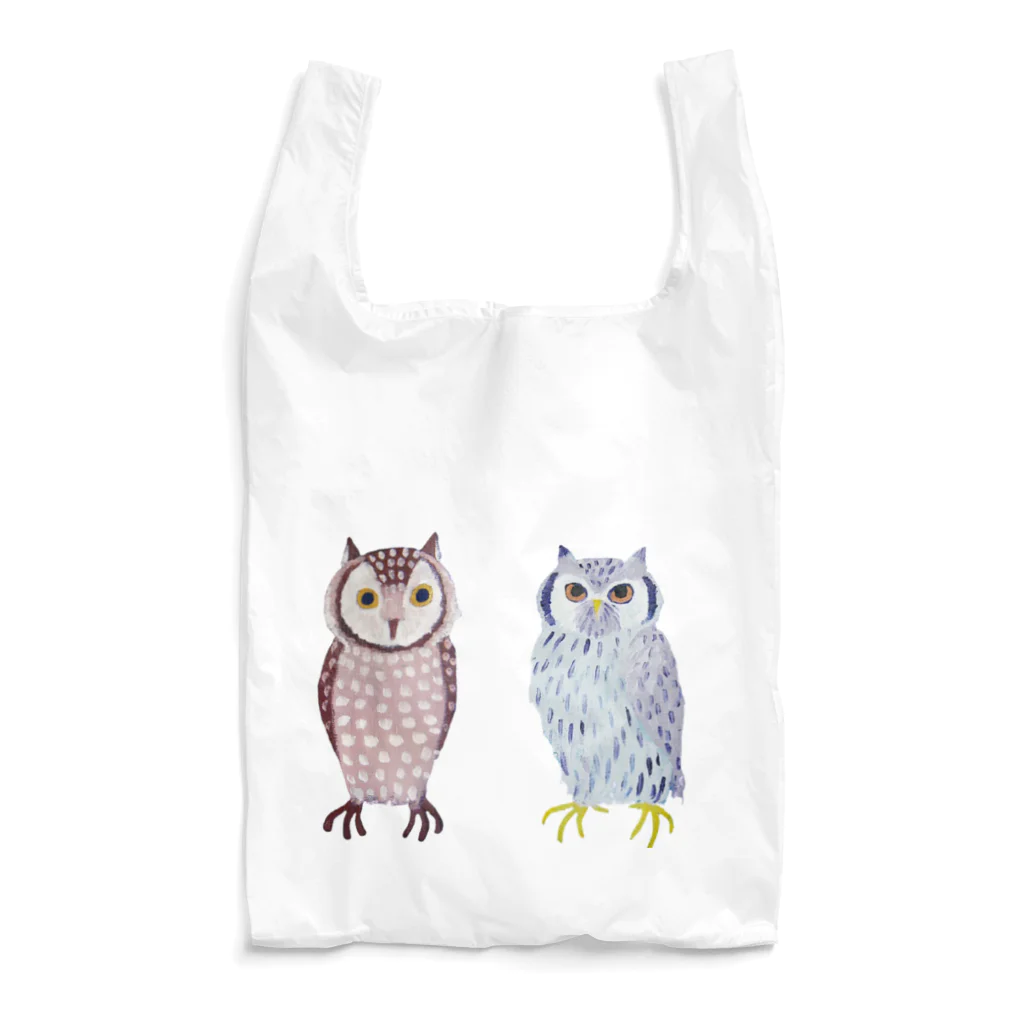 suzuejyaのふくろうふくろう Reusable Bag