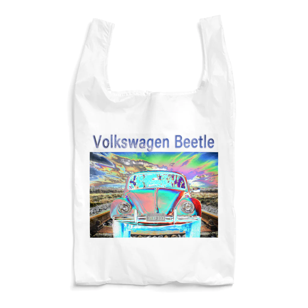 PALA's SHOP　cool、シュール、古風、和風、のVolkswagen Beetle Reusable Bag