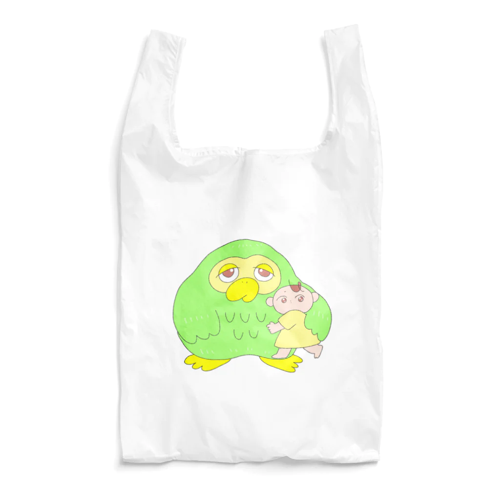 おはるのふくろうさんとべびちゃん。 Reusable Bag