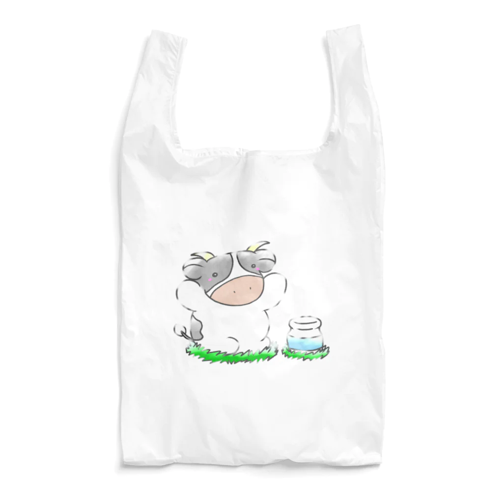 tekikakuの牛さんと牛乳 Reusable Bag