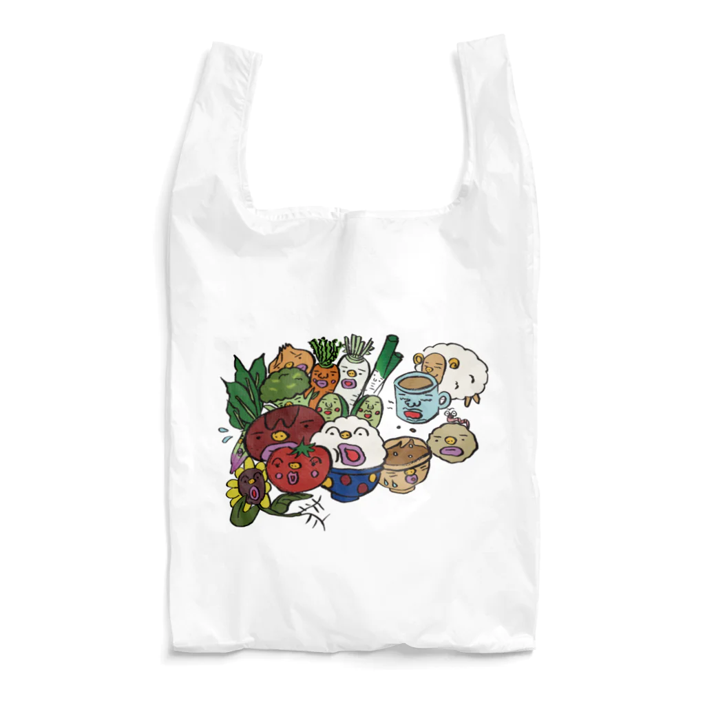 ごはんくんと仲間たちのごはんだよ、全員集合！ Reusable Bag