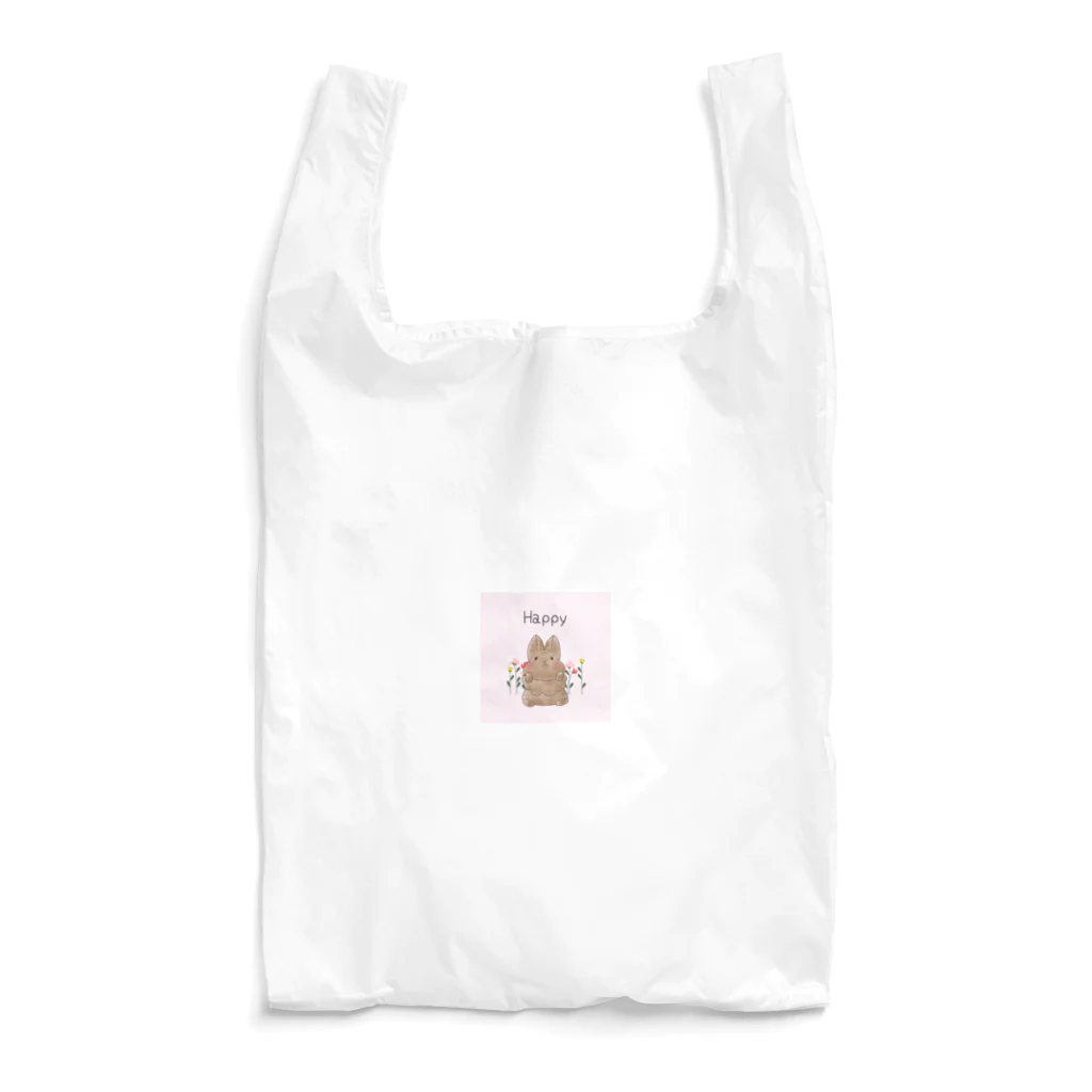 キクチミユキのもちもちショップのほっぺぷにぷにうさちゃん Reusable Bag