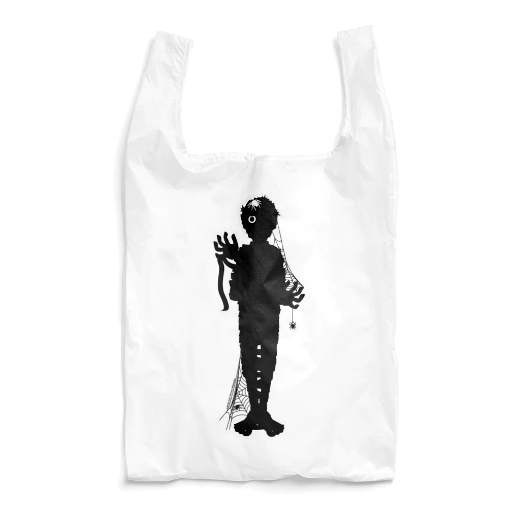 Cɐkeccooのホラーズシルエット(ミイラ男) Reusable Bag