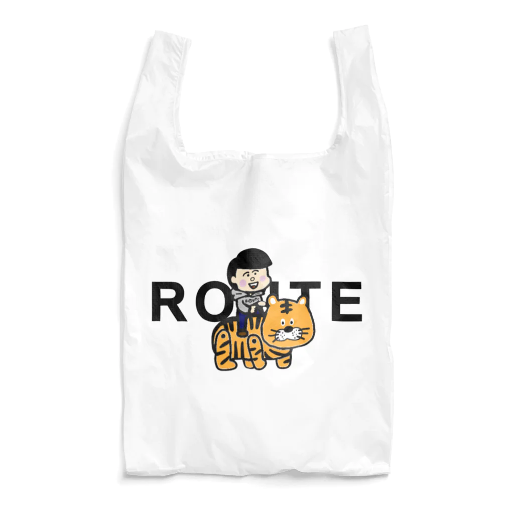 ROUTEのトラ＆ROUTEくん エコバッグ